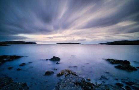 The last of the evening light. Eabost, Isle of Skye